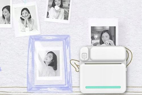 MINI DRUKARKA TERMICZNA DO ZDJĘĆ NOTATEK ETYKIET + 13 ROLEK GRATIS NAKLEJKI na Arena.pl