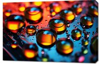 Obraz 90x60cm Krople Bliskiej Wody