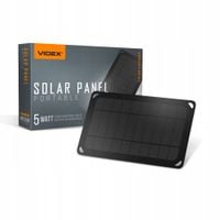 Przenośna ładowarka solarna panel 5W USB 3w1