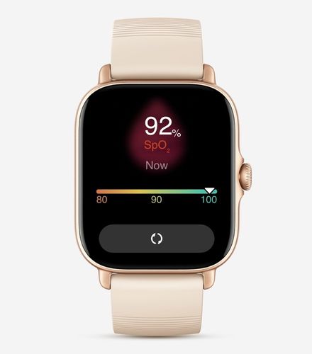 Smartwatch Amazfit GTS 3 42,4 mm AMOLED GPS beżowy na Arena.pl