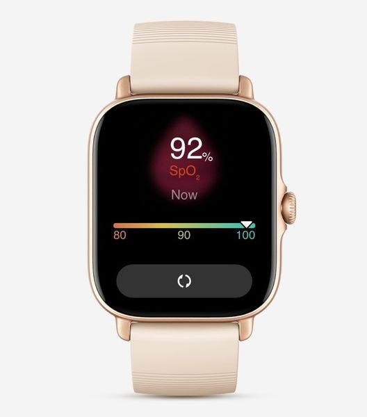 Smartwatch Amazfit GTS 3 42,4 mm AMOLED GPS beżowy zdjęcie 4