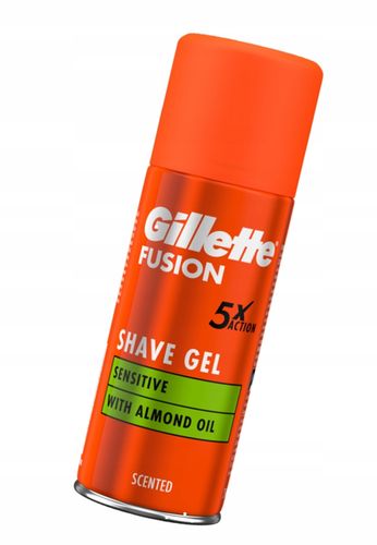 Gillette Fusion 5 X Action Żel Do Golenia Sensitive 75 Ml na Arena.pl