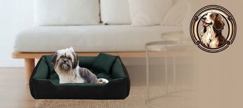 Legowisko dla Psa Kota Posłanie Kanapa Kojec Wodoodporne Zielone 75x65 cm na Arena.pl