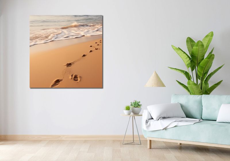 Obraz 100x100cm Szepty Fal zdjęcie 2