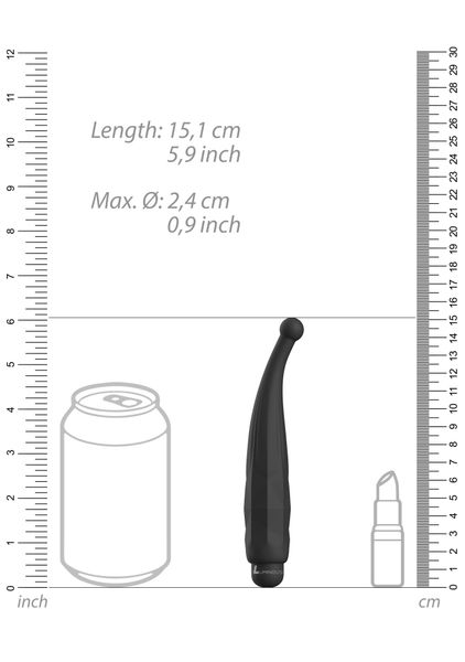 Lyra - Abs Bullet With Sleeve - 10-Speeds - Black zdjęcie 5