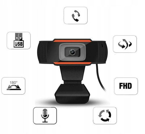 Kamerka Kamera INTERNETOWA PC FHD 1080P MIKROFON na Arena.pl
