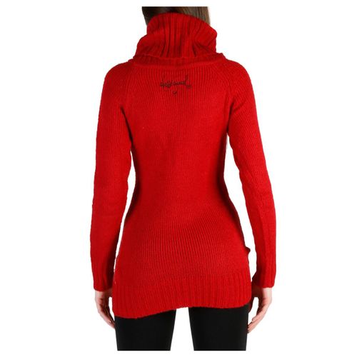Desigual sweter damski golf czerwony M na Arena.pl