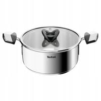 Garnek z pokrywką stalowy TEFAL Emotion+ E3284444 20 cm 2,9 L indukcja