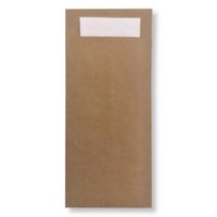 etui papierowe na sztućce kraft serwetka bi 100szt