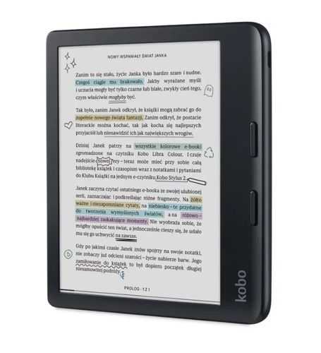 Czytnik e-booków KOBO Libra Colour Czarny na Arena.pl