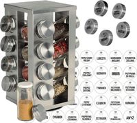 Stojak na przyprawy obrotowy przyprawnik stal 16el