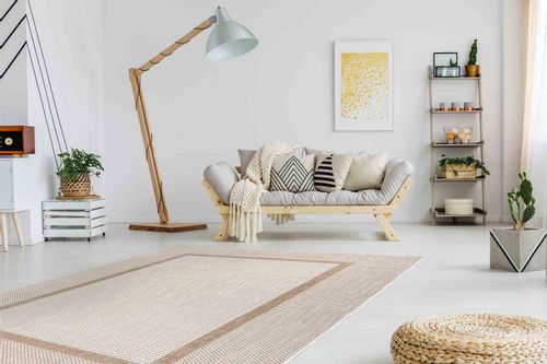 RUG/LU/VINEA/FRAME/CREAM+BEIGE/120x170 na Arena.pl
