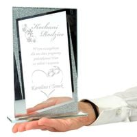 PODZIĘKOWANIE dla Rodziców na ślub wesele PREZENT Urodziny 1-99 Pamiątka