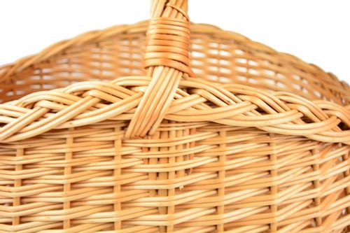 PIĘKNY wiklinowy koszyk NA ZAKUPY PIKNIK GRZYBY XL na Arena.pl