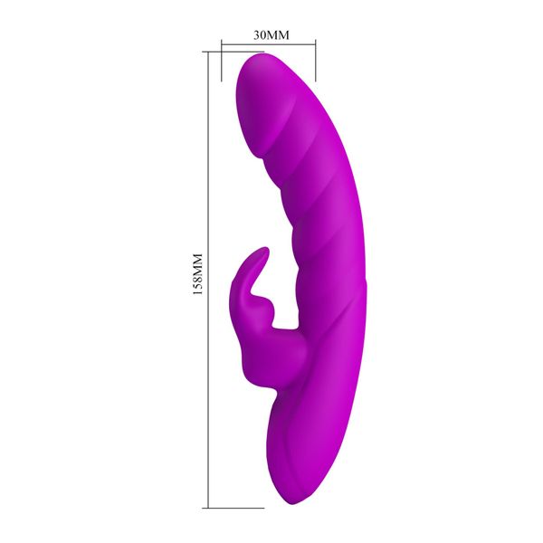 Pretty Love Monica – Powerful Silicone Rabbit Vibrator zdjęcie 7