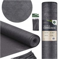 SIATKA CIENIUJĄCA 95% UV OSŁONA MASKUJĄCA 1,5x25m 180g/m NA OGRODZENIE PŁOT