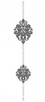 Z16 GIRLANDA zawieszka ozdoba AŻUR dekor GLAMU 110