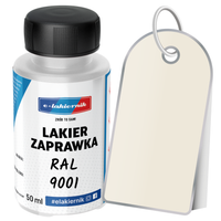 lakier zaprawkowy zaprawka samochodowy ral 9001 krem kremowy połysk 50 ml