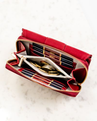 portfel damski eko ptn 0015-hnl-6971 red na Arena.pl