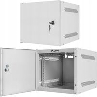 SZAFA INSTALACYJNA RACK WISZĄCA 10" 4U 280X310 SZARA DRZWI METALOWE LANBERG