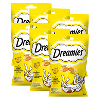 Dreamies Karma uzupełniająca z pysznym serem 60 g x 6 sztuk