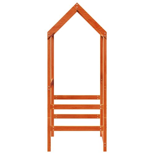 Daszek do łóżka dziecięcego woskowy brąz, 108x70x176,5cm, sosna na Arena.pl