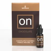 sensuva on arousal oil chocolate 5ml - olejek intymny czekoladowy