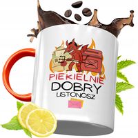 Kubek Pomarańczowy Dla Listonosza Prezent Z Nadrukiem Ze Zdjęciem