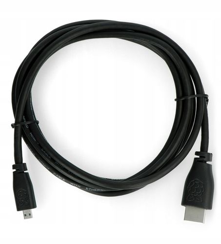 Przewód microHDMI-HDMI 2.0 oryginalny dla RPi 4 2m na Arena.pl