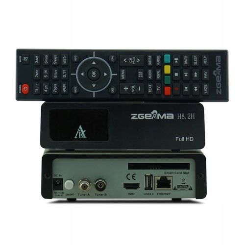 Tuner satelitarny ZGEMMA H8.2H + DVB-T2 HEVC, ENIGMA2, IPTV, OSCAM na Arena.pl