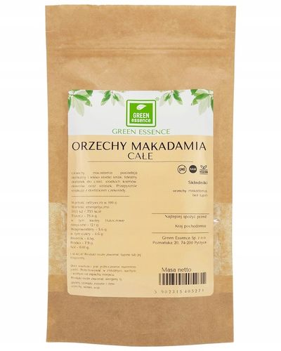 MACADAMIA ORZECHY NATURALNE 250 g świeże makadamia premium jakość łuskane na Arena.pl