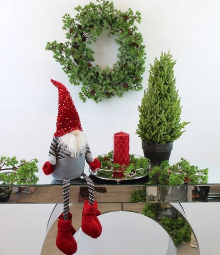 Wianek świąteczny wieniec stroik na stół drzwi Ø30 DEcodomi na Arena.pl