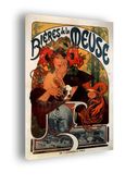 Biéres de la meuse, Alphonse Maria Mucha - obraz na płótnie 40x50 cm