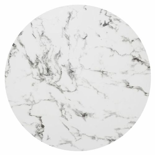 Stół okrągły Rayo marmur/ złoty na Arena.pl