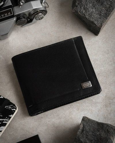 klasyczny, elegancki portfel męski ze skóry naturalnej - rovicky na Arena.pl