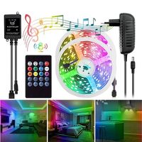 Zestaw taśma RGB 5050 150LED, kontroler muzyk, pilot