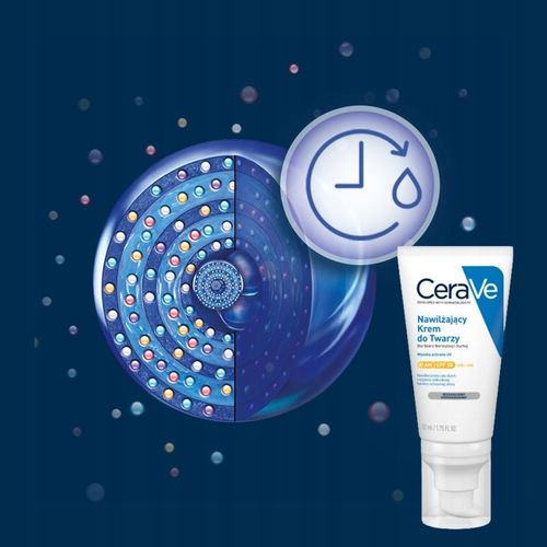 CeraVe Krem Nawilżający do Twarzy, Skóra Normalna i Sucha z SPF 50 52ml na Arena.pl