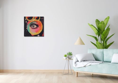 Obraz 50x50cm Oko w Kosmosie na Arena.pl