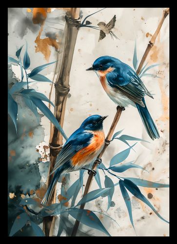 Plakat 21x29,7cm Trzy Ptaki na Arena.pl