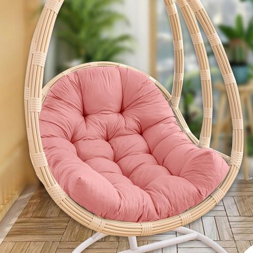 Poduszka na krzesło Egg, miękka, gruba, hamak, huśtawka, wisząca, różowa na Arena.pl