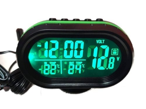 Termometr samochodowy stacja pogody woltomierz na Arena.pl