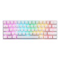 Klawiatura Mechaniczna Motospeed SK62 Bezprzewodowa RGB Niebieskie Przełącz