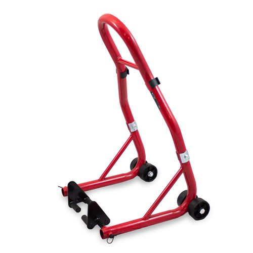 Stojak do motocykla przód czerwony na Arena.pl