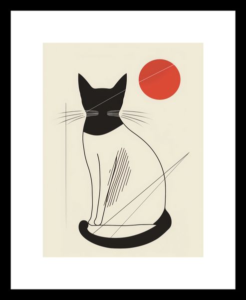 Plakat 15x20cm Czerwony Krąg zdjęcie 3