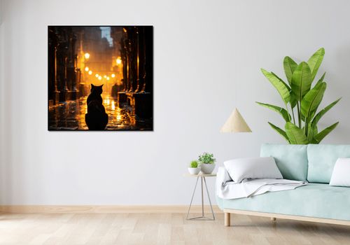 Plakat 100x100cm Samotna Wędrowczyni na Arena.pl