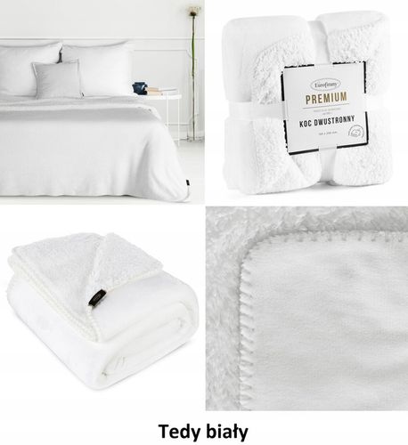 Koc Dwustronny 170x210 Polar Bukla Eurofirany Sherpa Baranek Na Prezent na Arena.pl