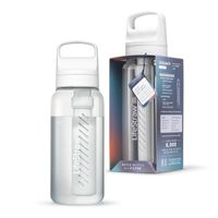 LifeStraw Go 2.0 Biała butelka filtrująca 1L Clear