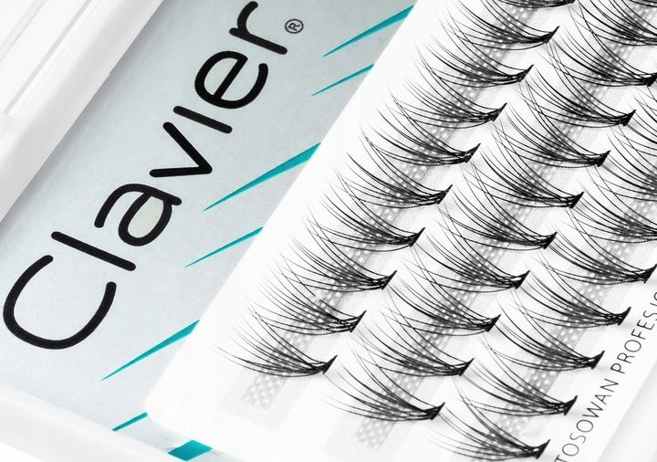 Kępki Rzęs CLAVIER BeShaped 8mm – skręt B zdjęcie 7