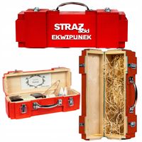 Skrzynka na alkohol prezent podziekowanie dla strażaka komendanta