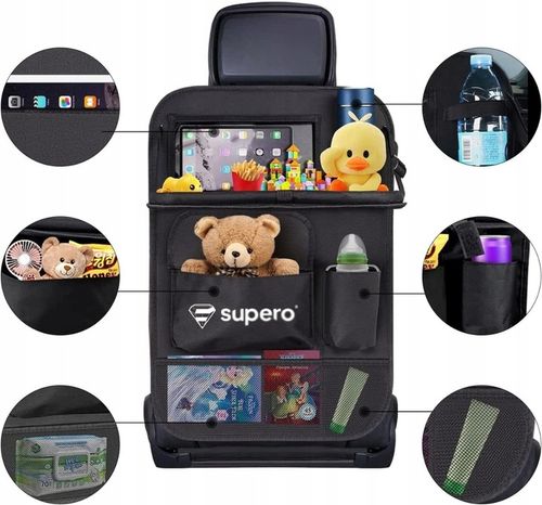 Organizer samochodowy na fotel oparcie tył dla dziecka do auta ochraniacz na Arena.pl